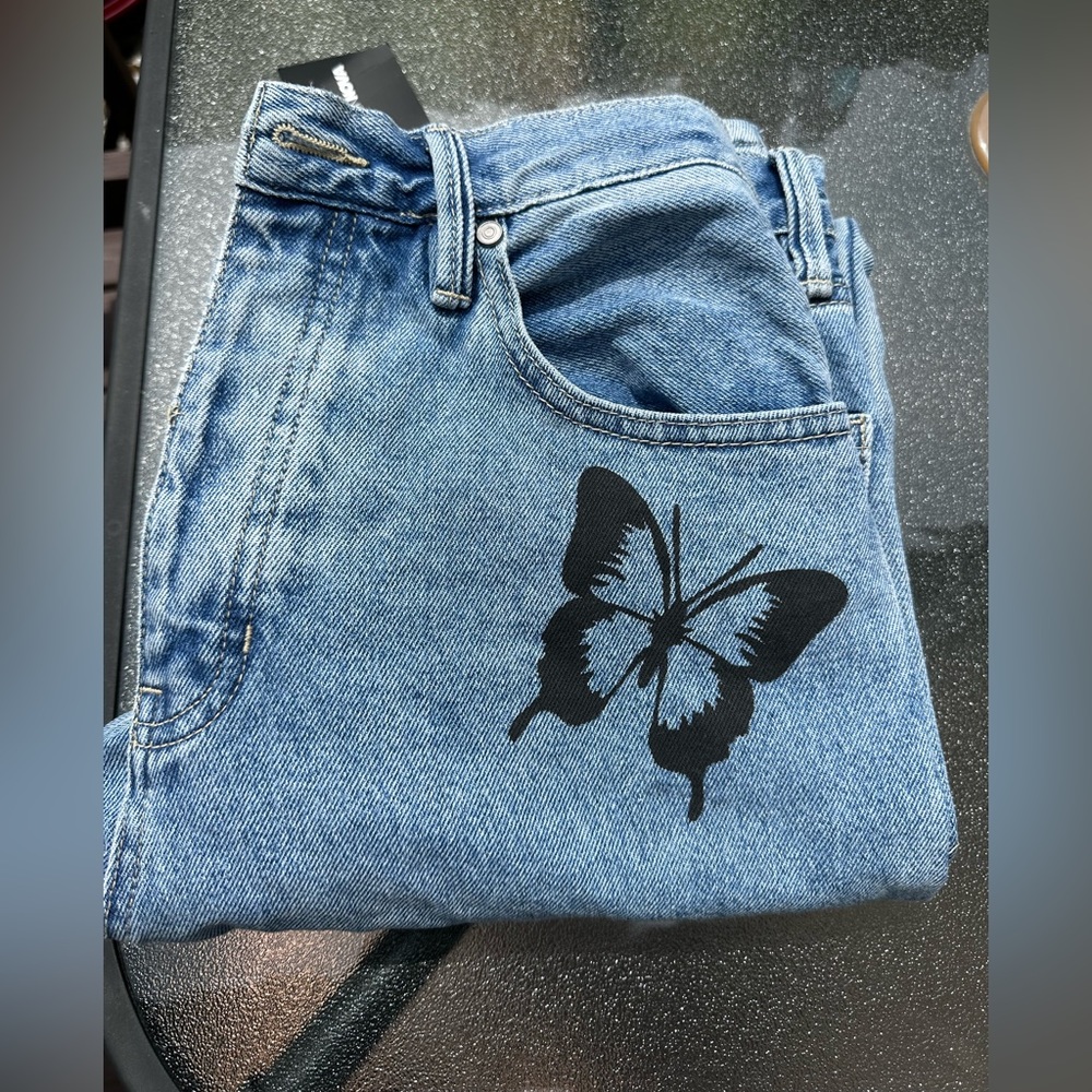 Fashion Nova Butterfly Jeans